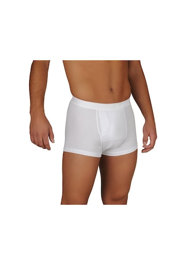 Caretex Yüksek Emici Boxer Erkek Külot S Beyaz