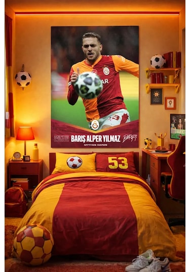 Galatasaray X Juventus - Barış Alper Yılmaz İmzalı Statik Poster
