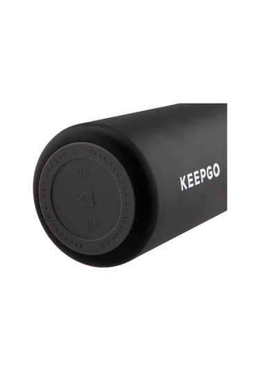 Daima Keep Go 750 Ml 12 Saat Sıcak 24 Saat Soğuk Siyah Termos Siyah
