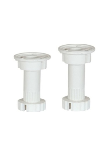 Ayarlanabilir Plastik Baza Ayak - 12-17cm - Gri- 2 Adet Gri 2'li Baza Ayağı Tr Diğer