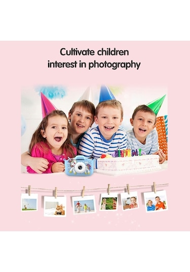 Trendooze Springsun 1080p Dijital Çocuk Kamerası 48mp Hd 2.0 İnç Ips Ekran Otg Fonksiyonu Çift Lens 32gb Df