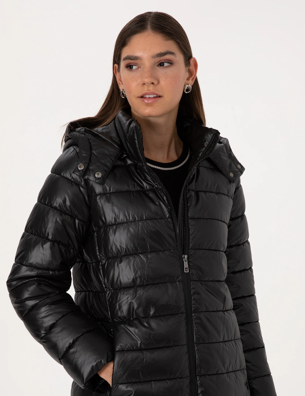 Pierre Cardin Kadın Siyah Kaban 50314165-vr046 Siyah