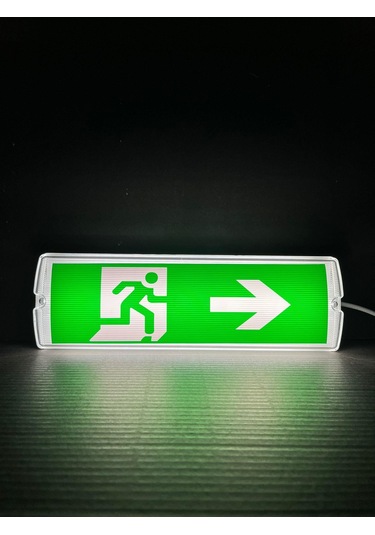 Sg227-e1 Ledli Acil Aydınlatma Armatürü Sağ Çok Renkli