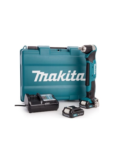 Makita DA333DWAE 12V 2 Ah Li-ion Çift Akülü Açılı Darbesiz Vidalama
