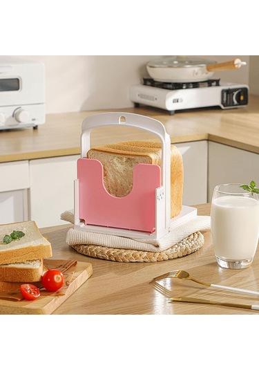 Suntek Tost Ekmek Dilimleyici Mutfak Pişirme Aracı Beyaz Pembe Diğer