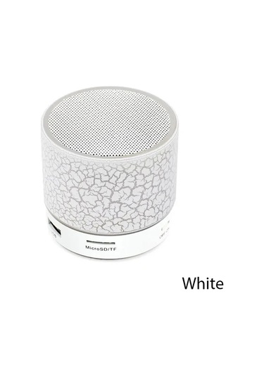 Bluetooth Mini Hoparlör Kablosuz Hoparlör Renkli Led Tf Kart Usb