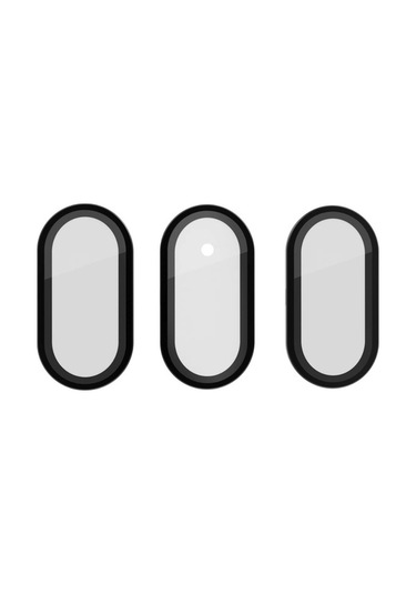 Meta Quest 3 Vr Kulaklık İçin 3 Adet Hd Temperli Cam Lens Koruyucu Film - Siyah Siyah
