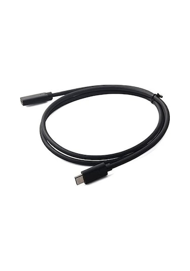 Ally Usb Type-C To Type-C Uzatma Kablosu 1 M Siyah
