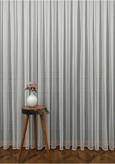 Evdepo Home Kullanıma Hazır Vual Tül Perde (540662467)