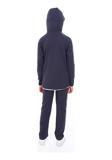 Toontoy Kız Çocuk Baskılı Eşofman Takım Füme