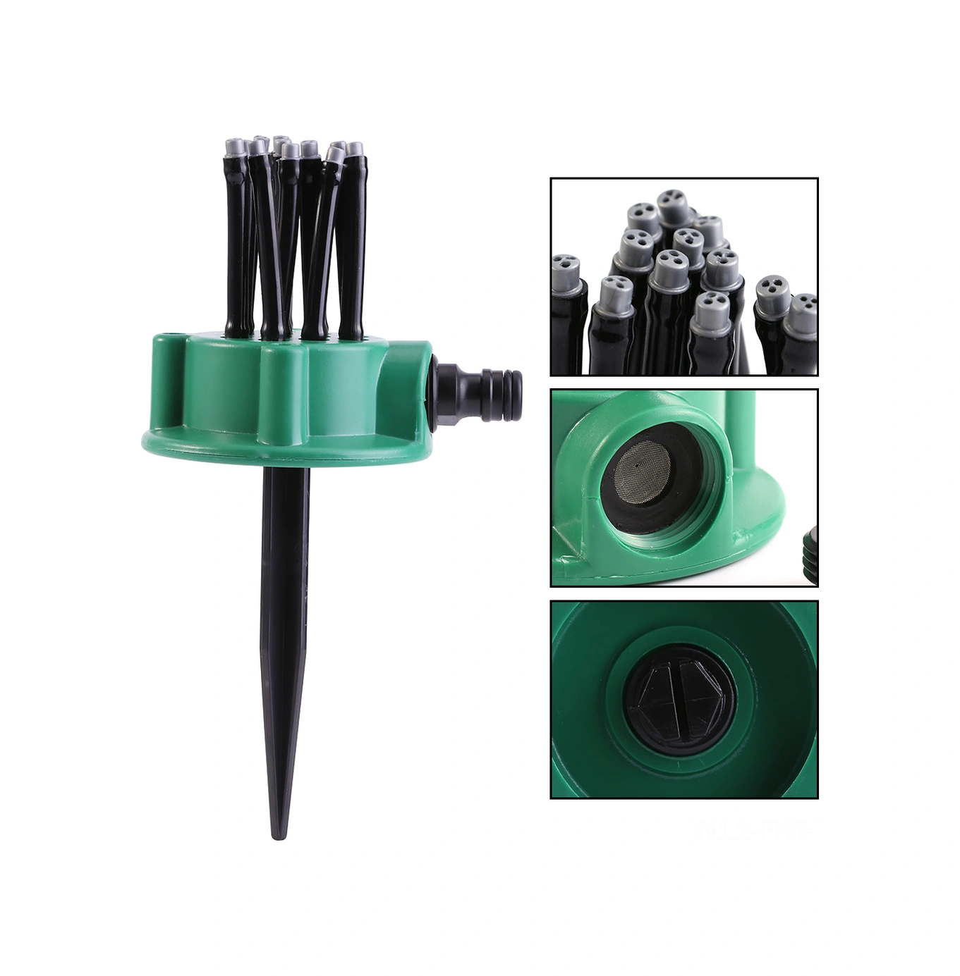 Hangfox Çiftli Esnek Yön Ayarlı Sulama Başlığı - Bitki Bahçesi, Çimenlik Ve Sebze Tarlaları İçin Su Tasarruflu Sprinkler