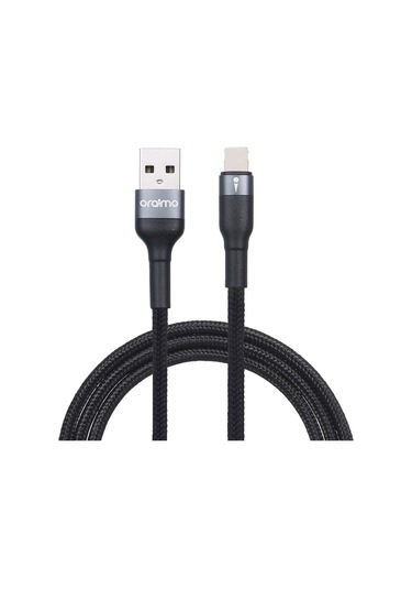 Teltree Oraimo Lightning Şarj Kablosu 5v/2a Hızlı Şarj 1m Dayanıklı Nilon Omuz 20.000 Eğme Ömrü