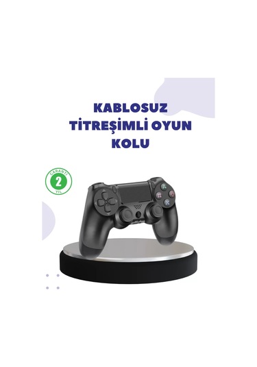 Kablosuz Titreşimli Oyun Kolu Yüksek Hassasiyetli Analog Ergonomik Tutma