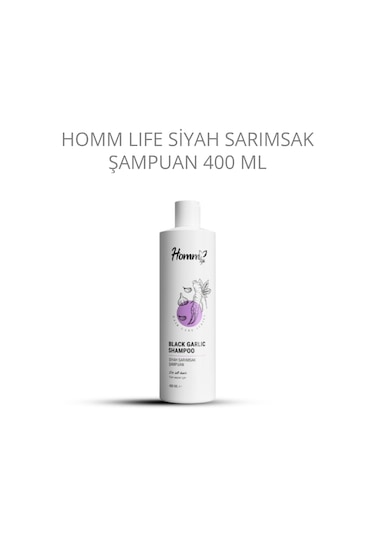 Siyah Sarımsak Şampuan Dökülen