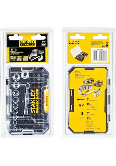 Stanley Fatmax 1/4" Mini Lokma Ve Bits Uç Takımı 37 Parça