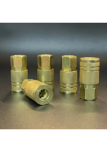 Dashanshop 1/4 Npt Endustriyel Hava Koppuru Bayan Baslik Hizli Baglanti 5li Set