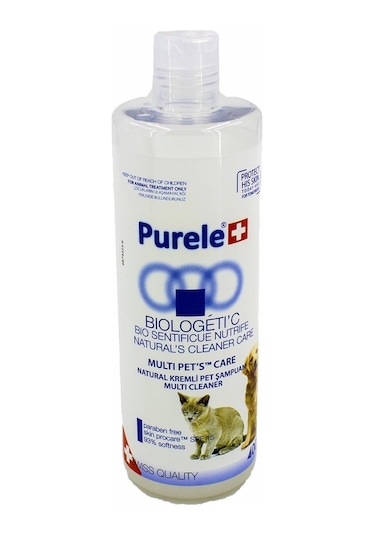 Purele Biologetic Kolay Tarama Sağlayan Parlaklık Veren Köpek Şampuanı 400 ML