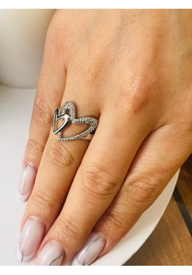 Love Model Çelik Yüzük Gümüş