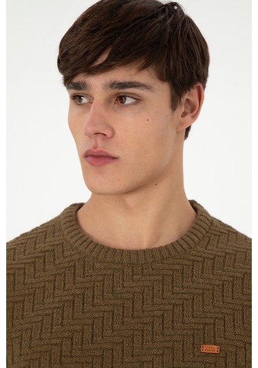 U.s. Polo Assn. Erkek Haki Kazak /triko 50297050-vr027 Haki