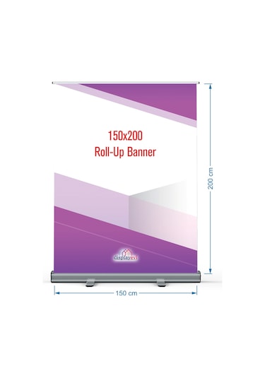 Roll Up Banner 150 x 200 CM Baskılı