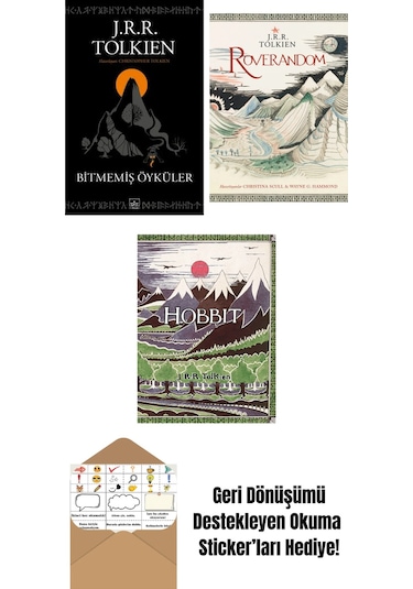 Bitmemiş Öyküler + Roverandom Özel Ciltli Baskı + Hobbit Özel Ciltli Baskı