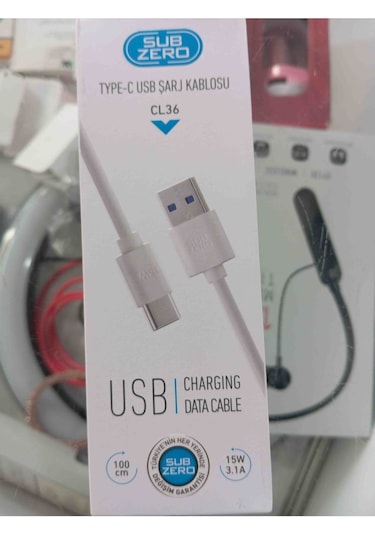 Subzero Cl36 3.1a Type-c 1mt. Hızlı Sarj Kablosu