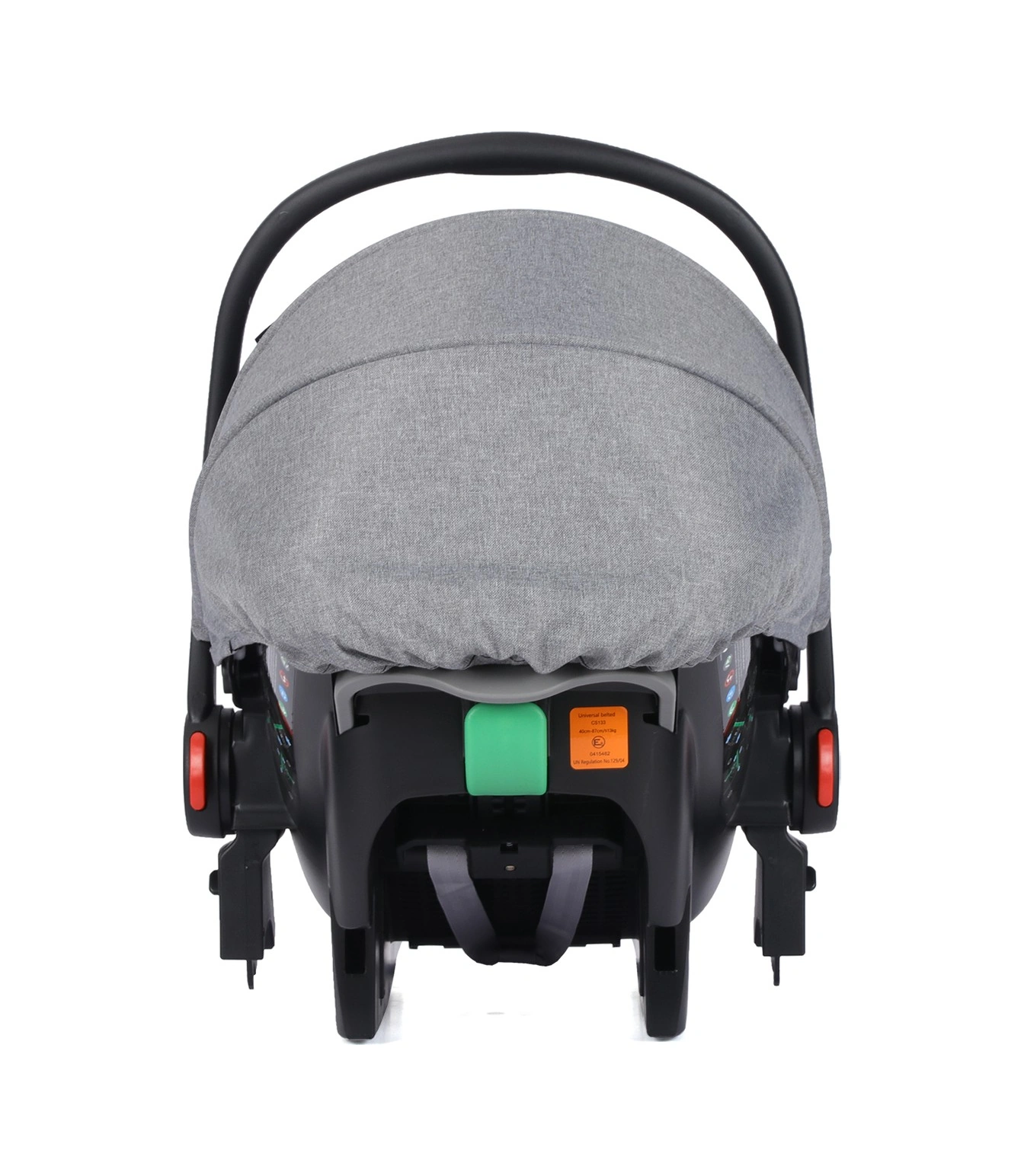 Wow Kabin Boy Tek Elle Kolay Katlanır Travel Bebek Arabası Autofold Grey Black