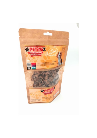 Petimix Mini Ciğer Küpleri Köpek Ödül Maması 100 G