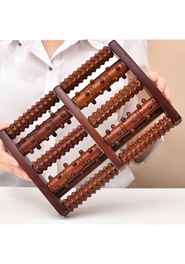 Electronıc Outlet Suntek Sırt Silindiri Masaj Eller Çıkıntı Ayrı Ayak Aleti 4-ayrı-çıkıntı 4 Yq Kahverengi