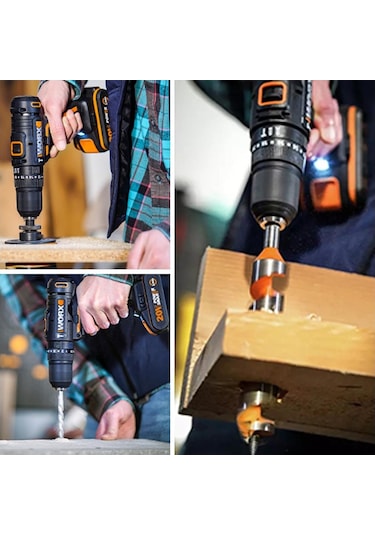 Worx WX370.9 20 V Aküsüz Profesyonel Şarjlı Darbeli Matkap