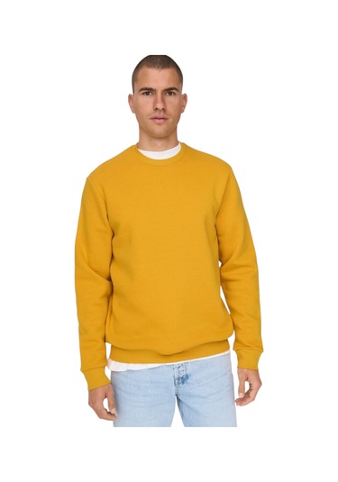 Only Erkek Sweatshirt 22018683 Sarı