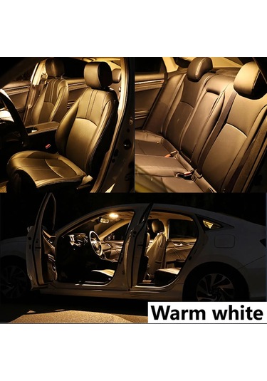 Ford Kaçış Keşif Keşif Kenarları Için Araba Led Iç Işık Canbus 4500k Warn White Escape 01-07 6p 1 Piece Set