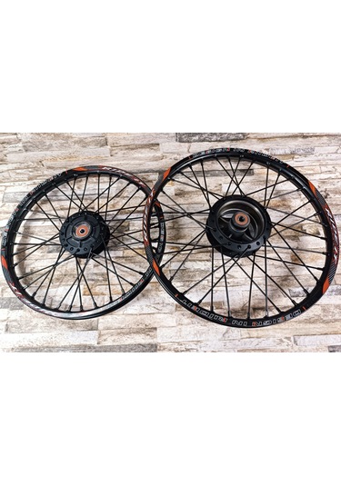 Ride İt Komple Takım Jant 120x19 / 120x17 Diskli Model ,siyah-siyah