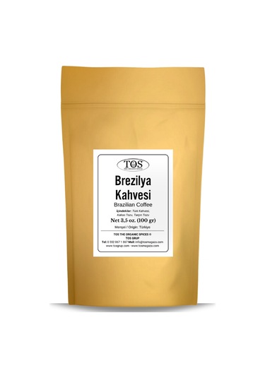 Tos The Organic Spices Brezilya Kahvesi 100 G