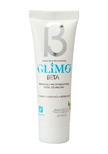Glimo Beta Propolisli Köpüksüz Doğal Diş Macunu 20 ML