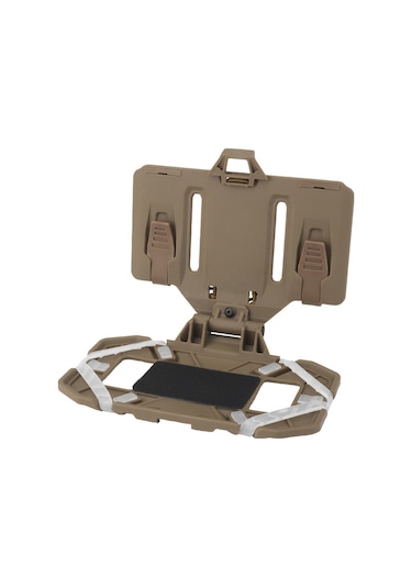Skycity Mud Renkli Folding Askeri Yelek Telefon Tutucu, Silikon Sabitleme, Molle Uyumlu, Dış Etkinlikler İçin Navigasyon Tahtası Kahverengi