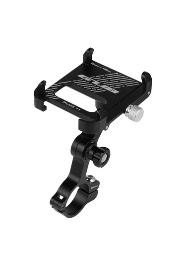 Gub-alüminyum Bisiklet Telefon Tutucu 360 Derece Dönen,y15106 Siyah