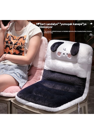 Karikatür Tek Parça Sırt Minderi 85 48-büyük Kulaklı Köpek