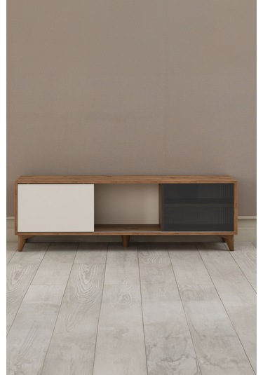 Arpelia Tv Sehpası Sürgülü Kapak 140x40x35 Cm