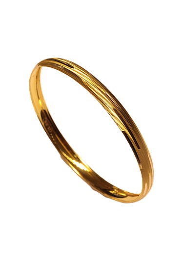 Altın Hediyelik Desensiz Bilezik 3154