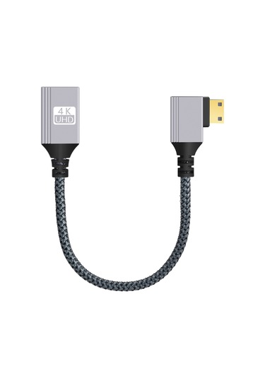 Dslr Kamera İçin Mini Hdtv'den Hdtv'ye Dik Açı Kafa Hd Video Veri Adaptör Kablosu Sağ Dirsek