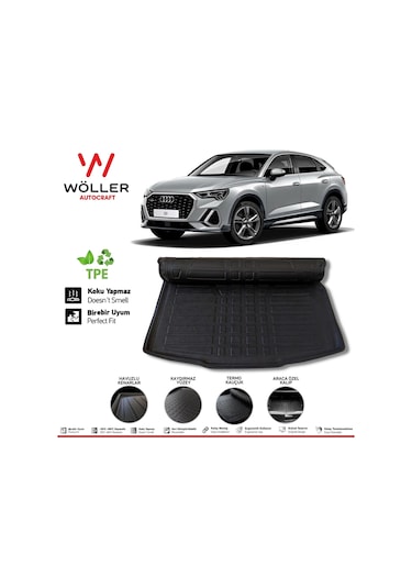 Audi Q3 Bagaj Havuzu 2021 Sonrası 3D Wöller Ultraflex Esnek
