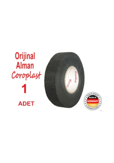 Bez Bant Tüysüz Yanmaz Kumaş Kablo Sarma Bantı 19mm X 15mt Ref:8551