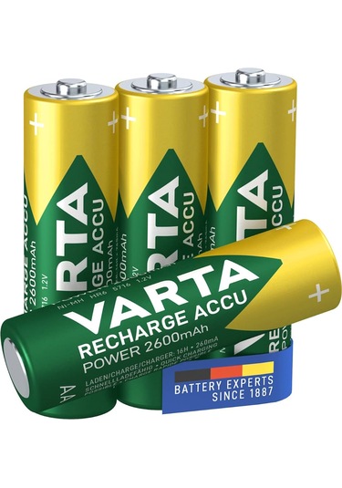 Varta Lcd Multi+8'li Aa/aaa Pil Şarj Cih.+12x2600mah Aa Pil+çanta