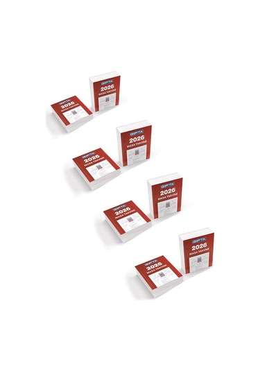 Gıpta 2026 Blok Masa Takvimi 10x13 Cm 8 Adet