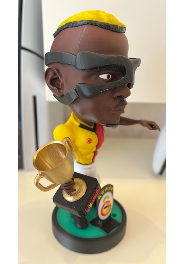 Victor Osimhen Figürü 5 Yıldız 25. Yıl Özel Seri 26 Cm