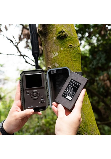 Gardepro 8000mah Şarj Edilebilir Lityum Pil Paketi Siyah