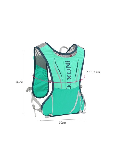 Suntek Hidrasyon Paketi Yeleği, Ayarlanabilir Koşu Takımı Yeşil
