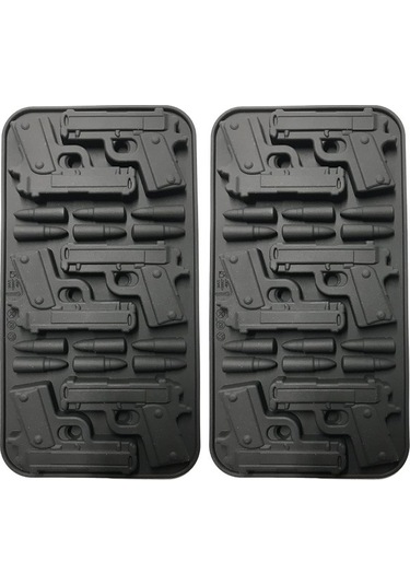 Venturemart Silikon Tabanca Tabanca Tabanca Mermi Çikolata Şeker Buz Kalıbı Ev Yapımı Dıy Çikolata Kalıp