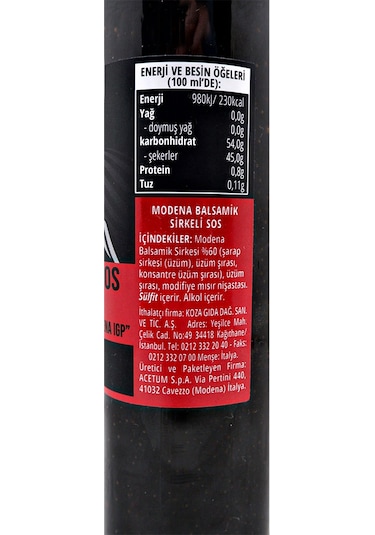 Acetum Blaze Balsamik Glaze Sosu 475 G